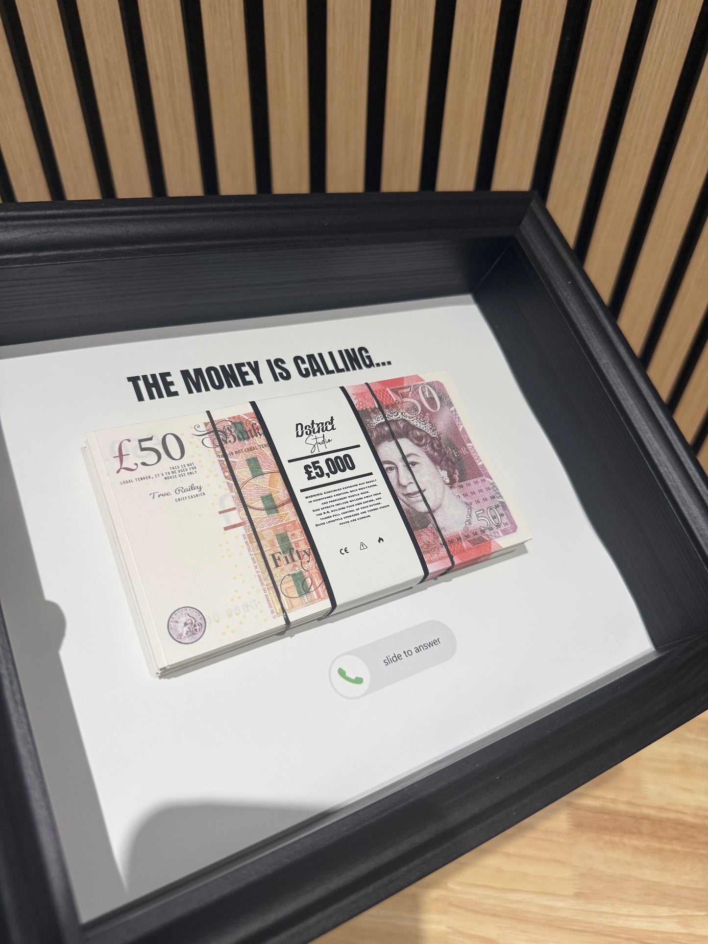 THE MONEY IS CALLING...