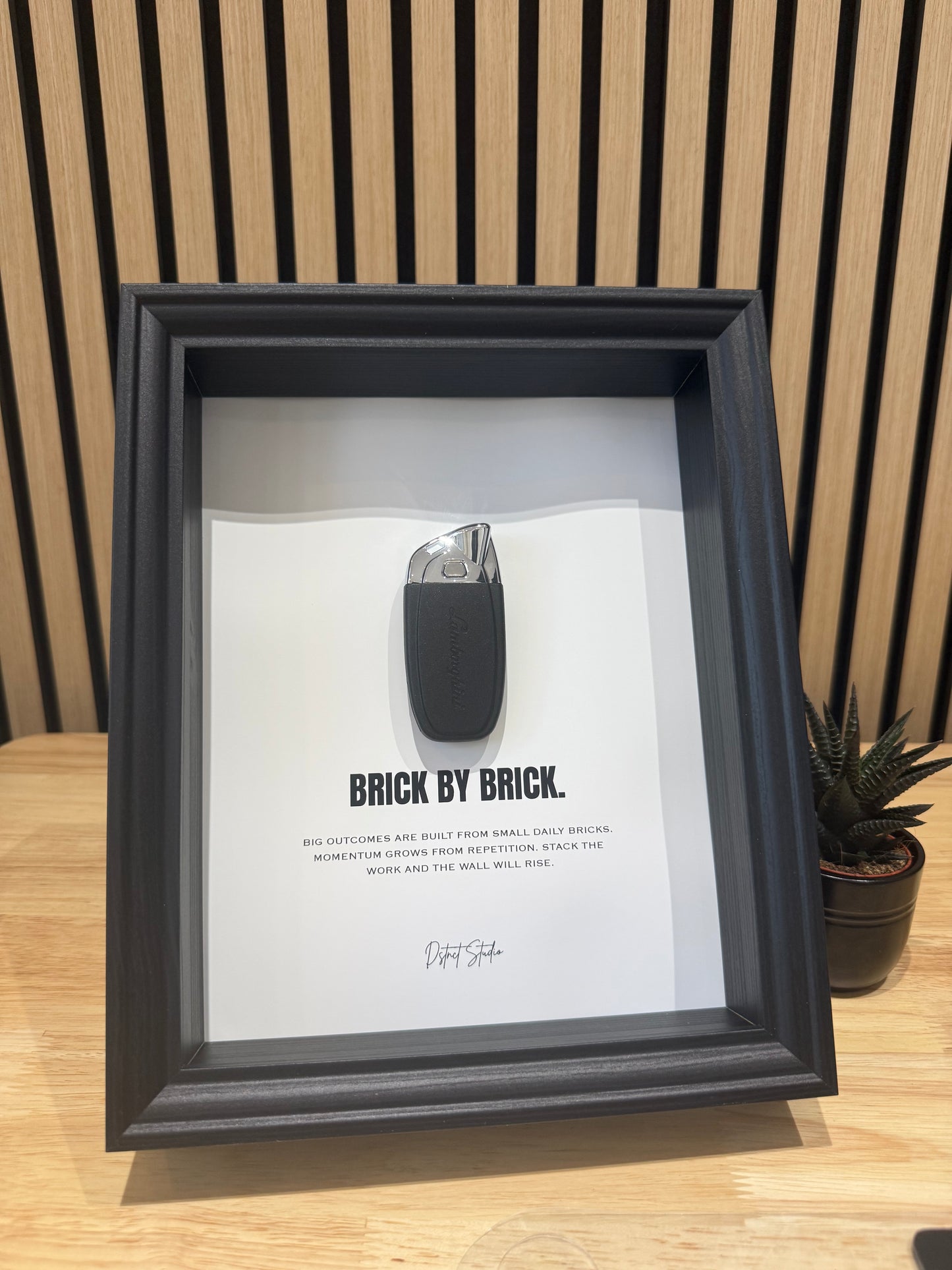 BRICK BY BRICK.